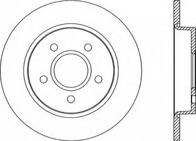 OPEN PARTS bdr204110 -  Тормозной диск